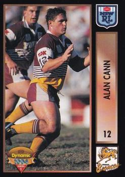 1994 Dynamic Rugby League Series 1 #12 Alan Cann Front